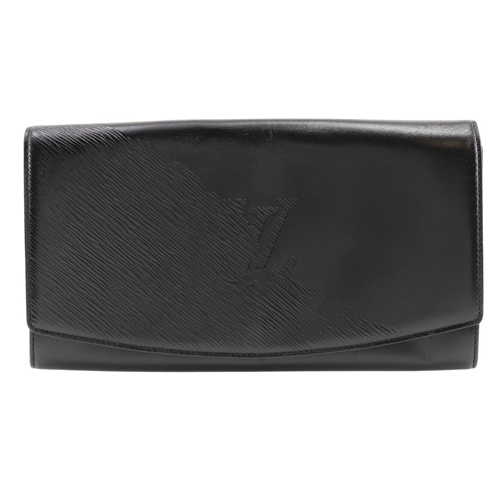 LOUIS VUITTON Clutch bag M63962 leather black Opera line Aegean