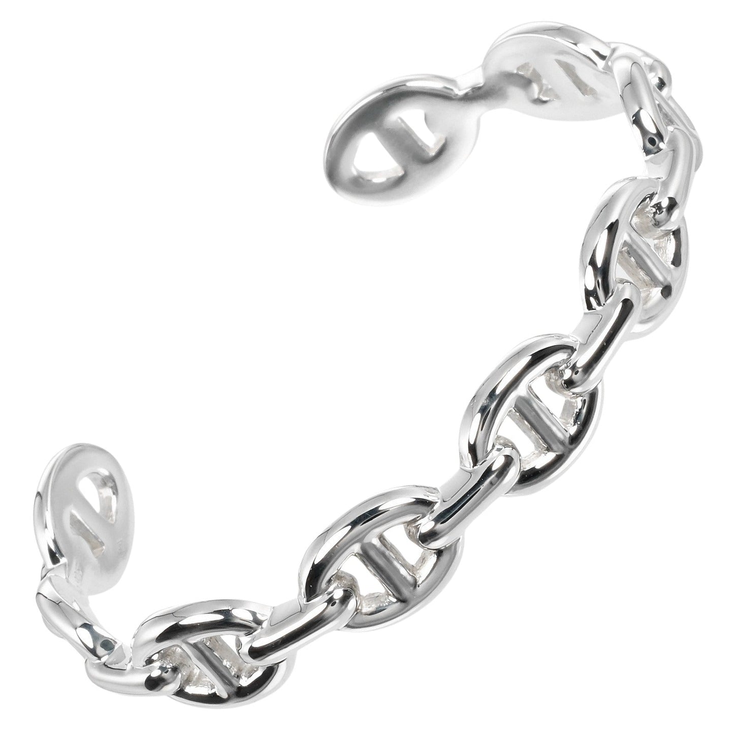 HERMES bracelet Silver925 Silver Chene Dunkle Anchane SH