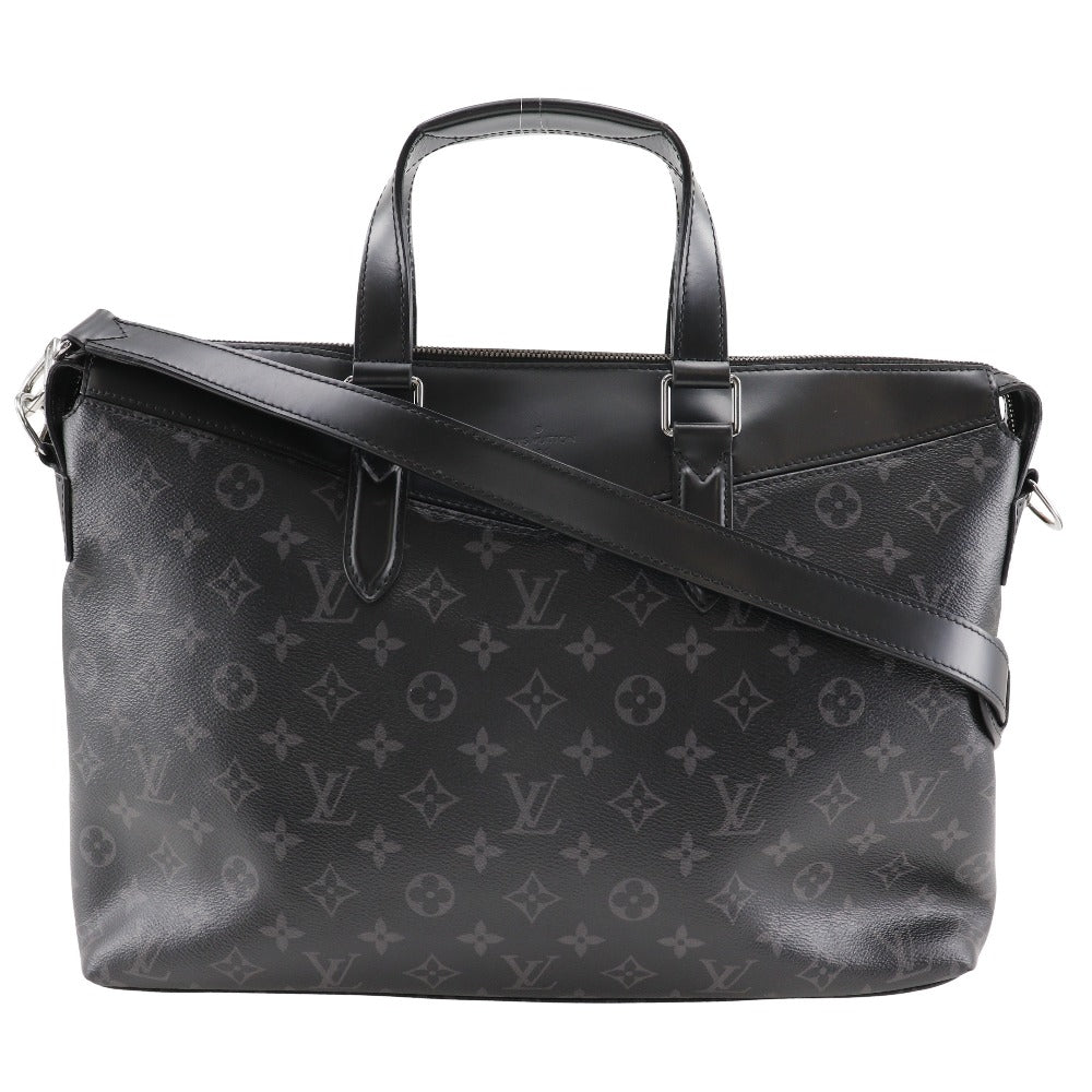 LOUIS VUITTON Business bag M40566 Monogram Eclipse Canvas black 2WAYShoulder Explorer mens Used