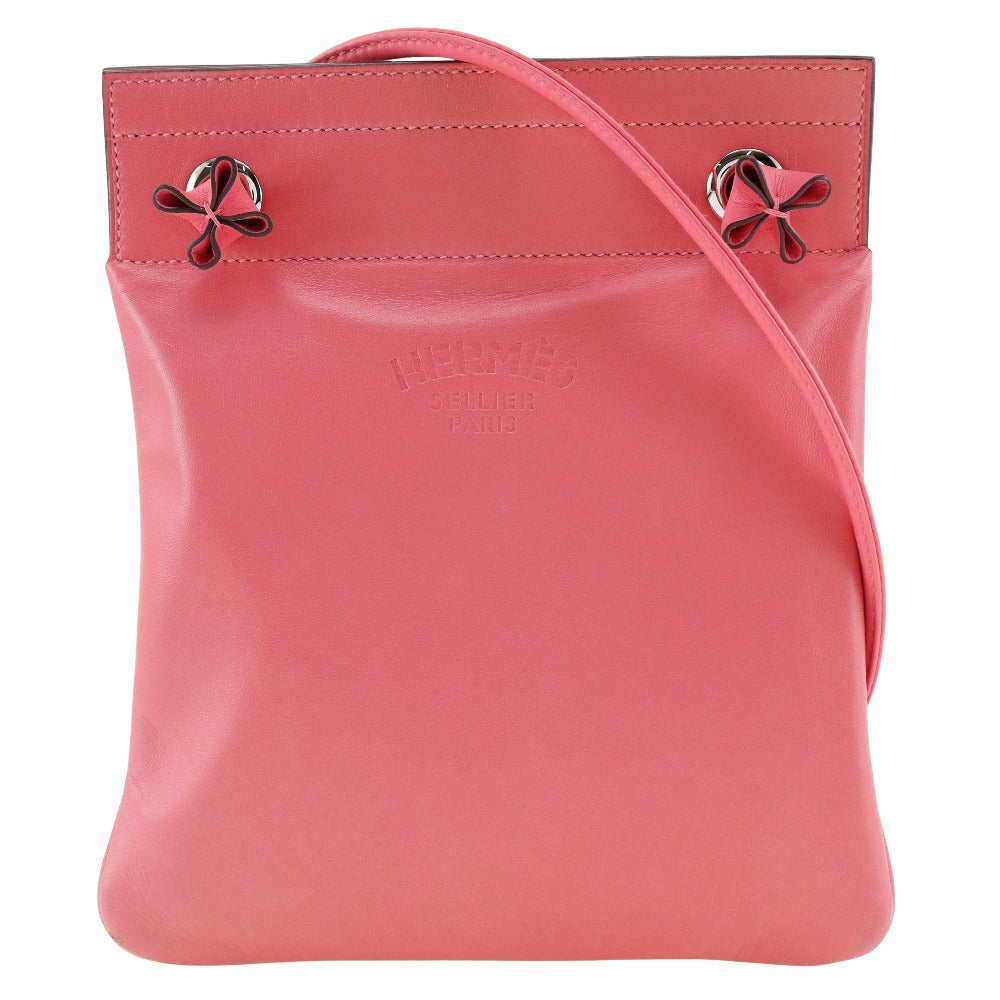 HERMES Shoulder Bag Calfskin pink Aline Mini Women Used