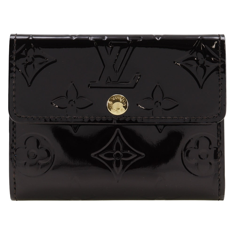LOUIS VUITTON Coin case M93519 Monogram Vernis wine-red Ludlow