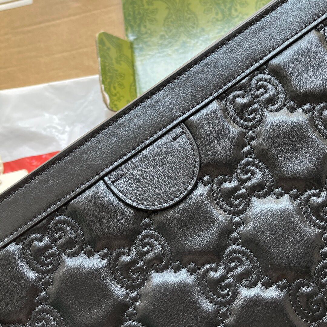 Gucci GG Matelasse genuine Leather Shoulder Bag