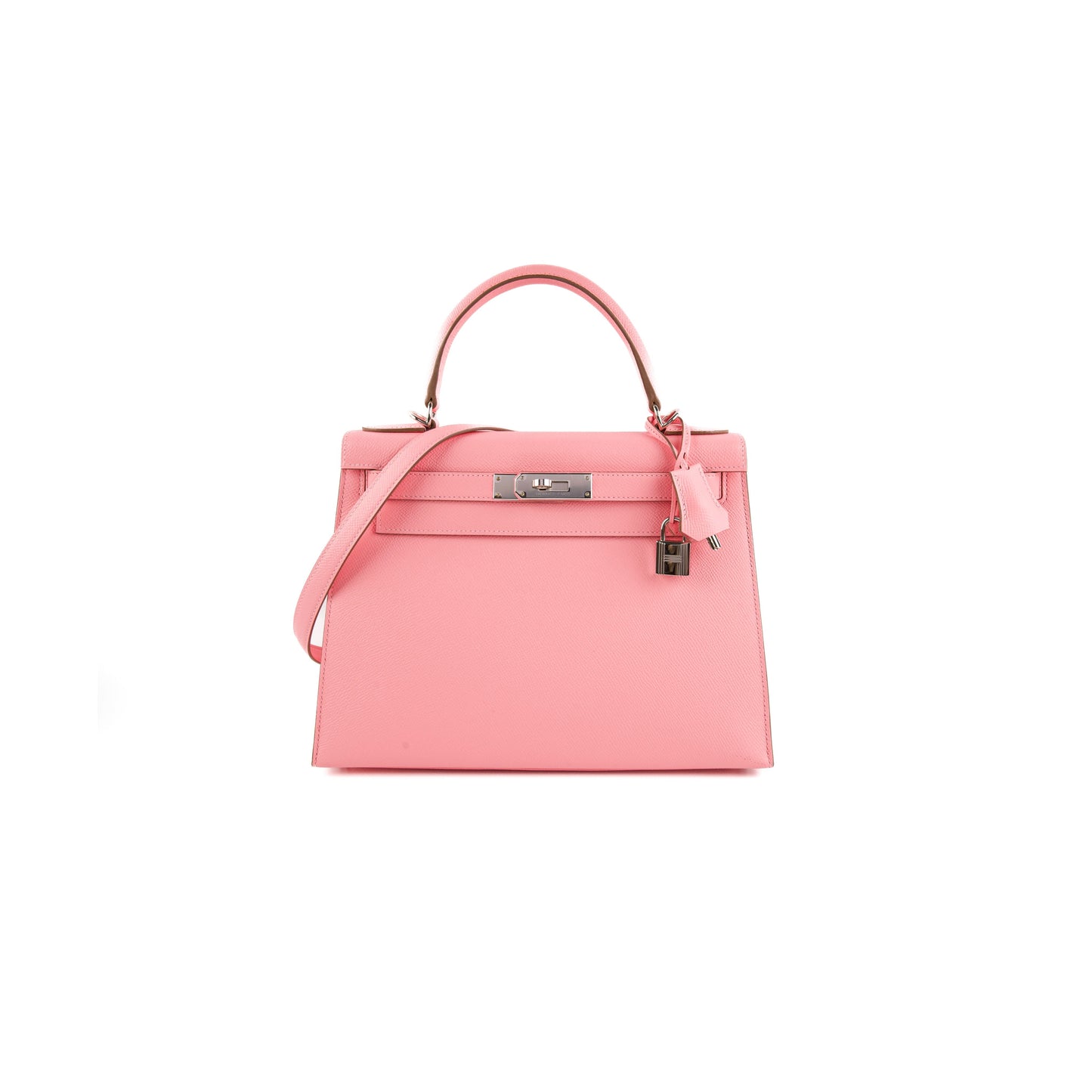 Hermes Kelly 28 Rose Confetti Epsom - Stamp Y 2020
