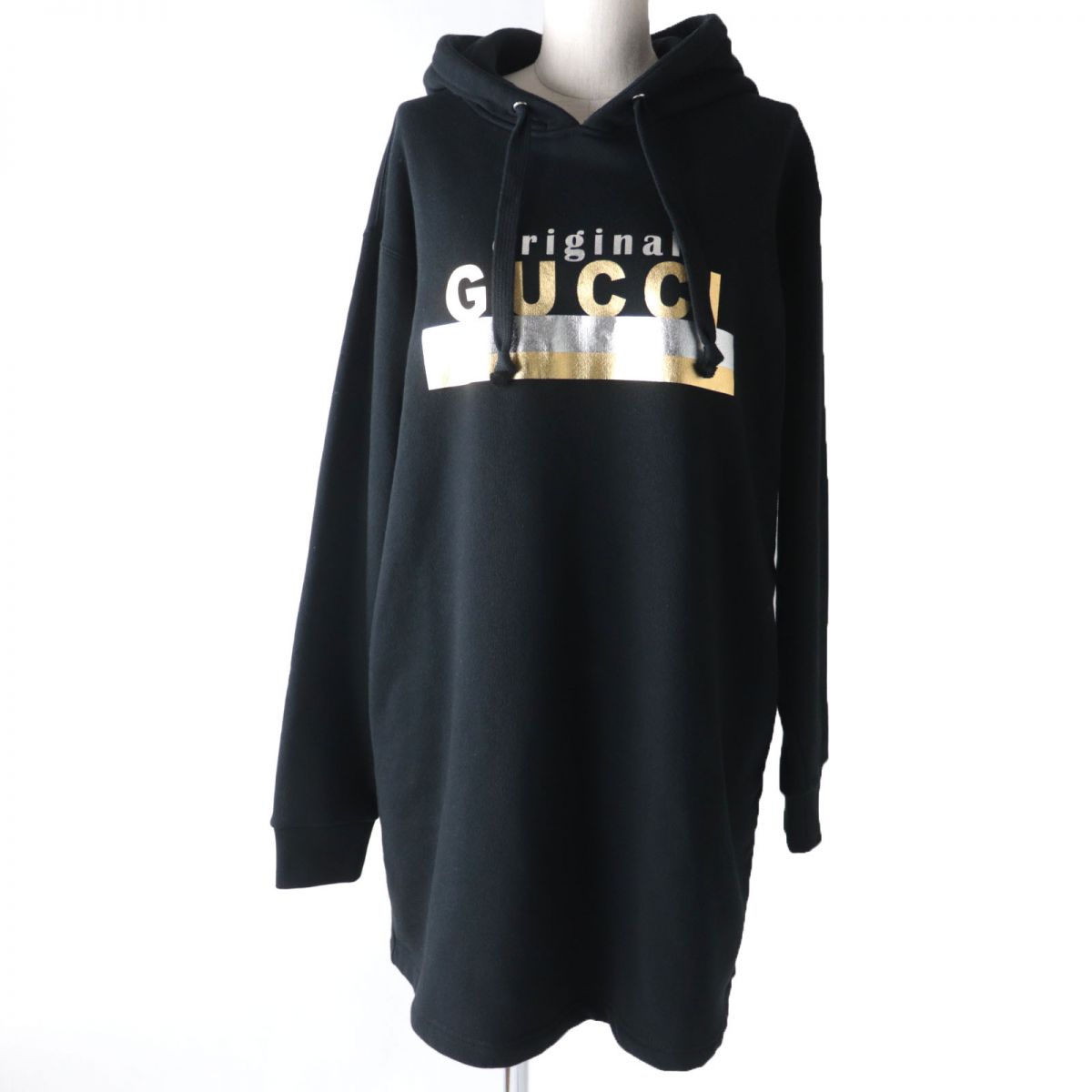 GUCCI one piece Main: 100% cotton black Women S Used
