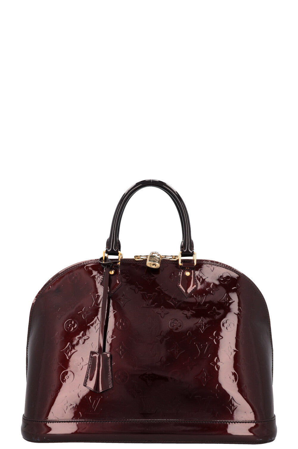 LOUIS VUITTON Alma GM Vernis Amarante