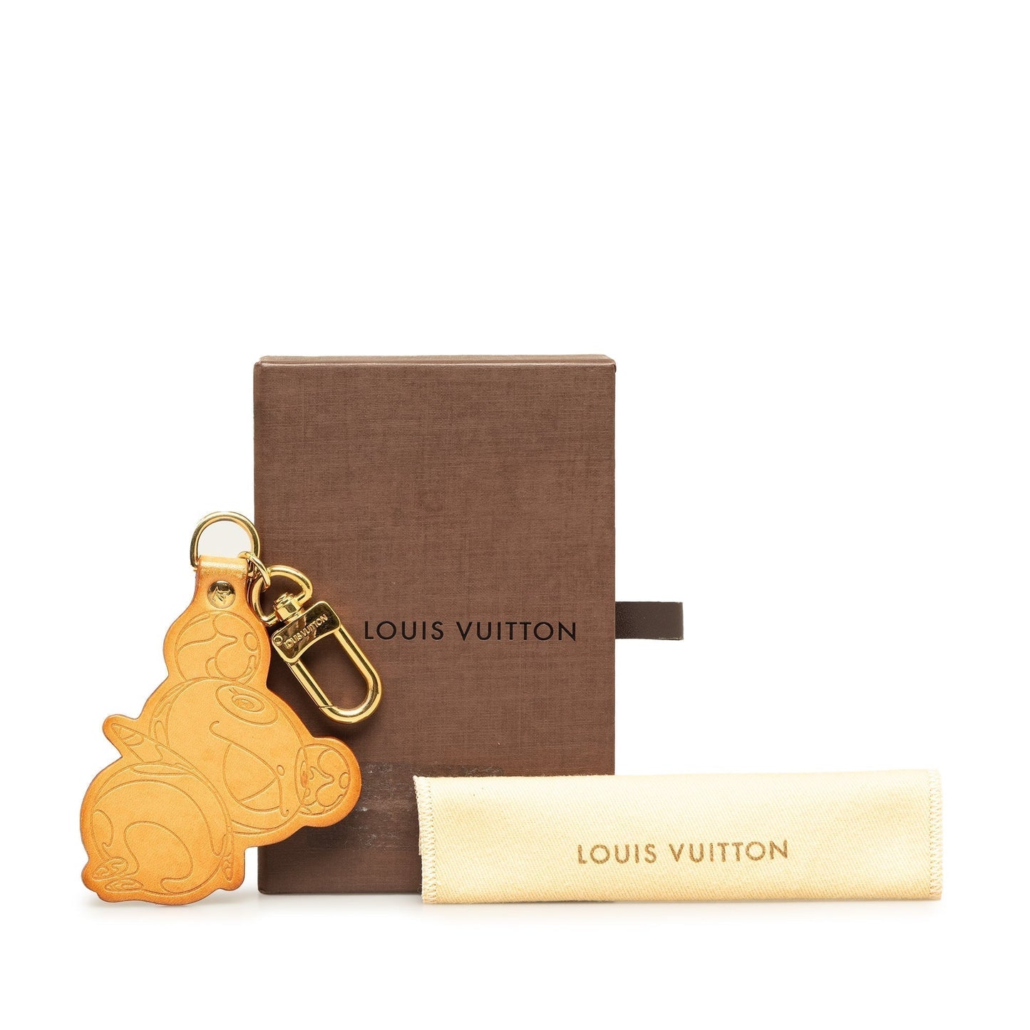 Brown Louis Vuitton X Murakami Panda Porte Cles Key Chain