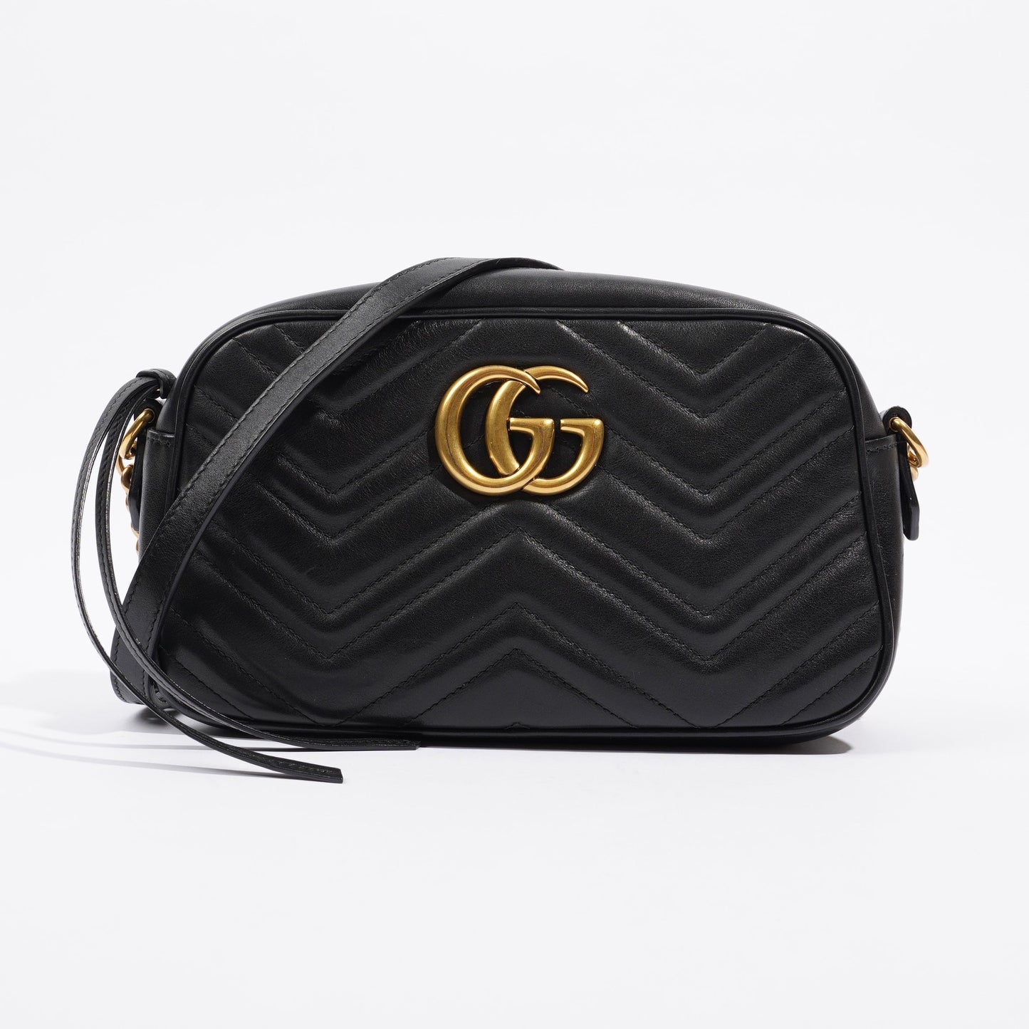 Gucci GG Marmont Bag Black Leather Small