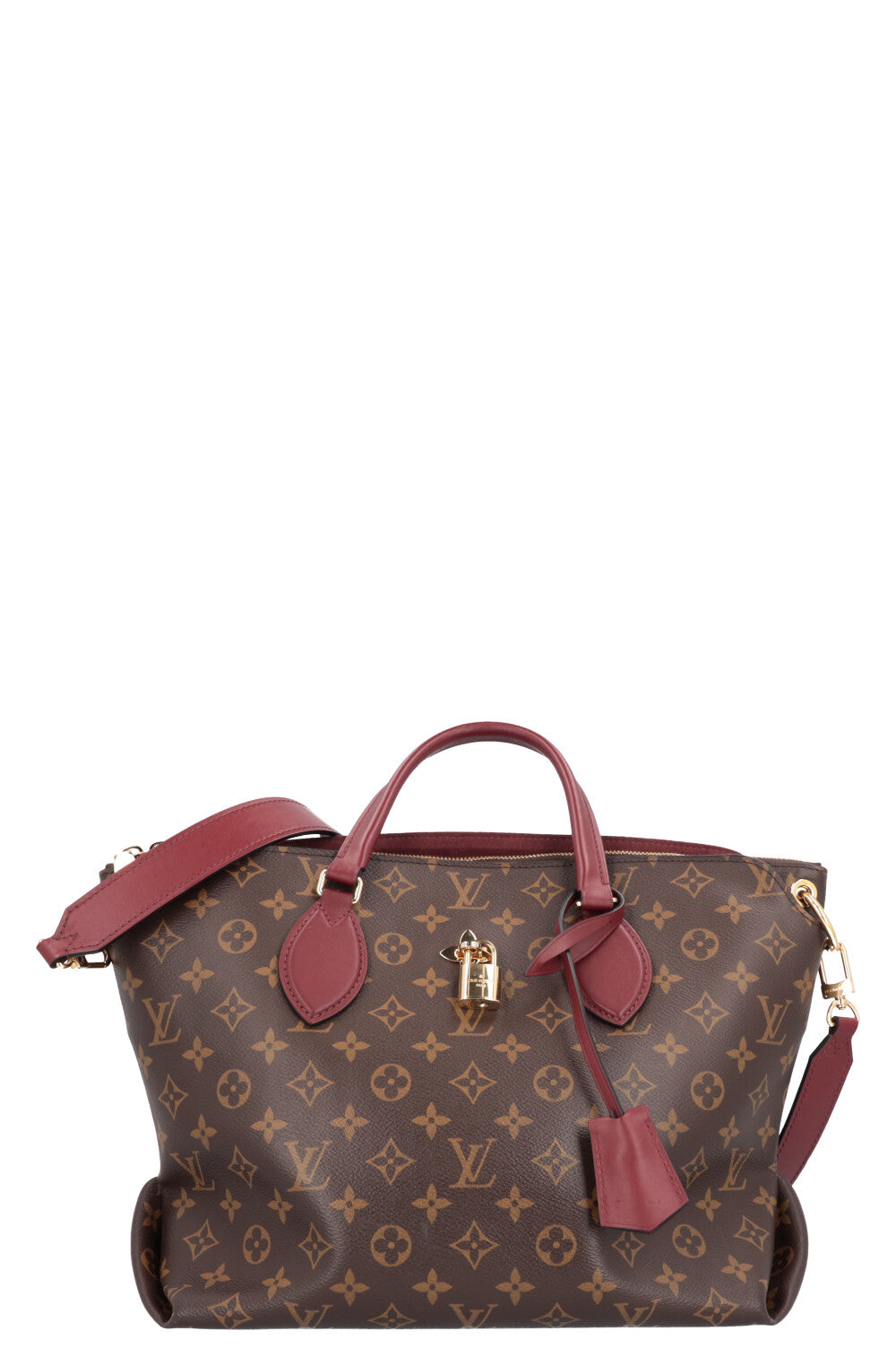 LOUIS VUITTON Flower Zipped Tote MM Bag MNG