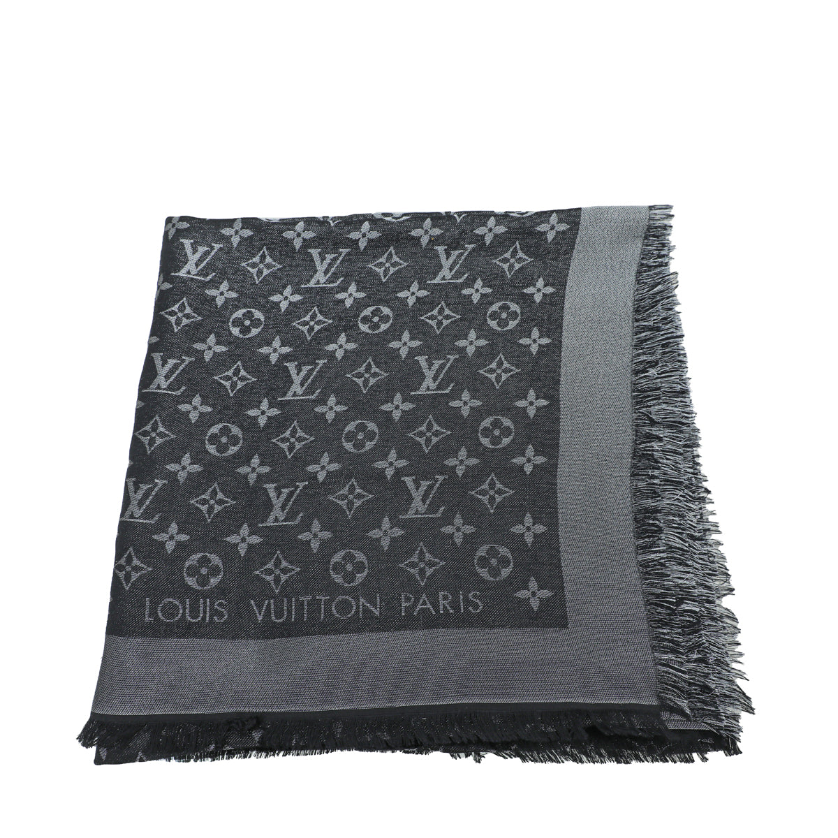 Louis Vuitton Black Monogram Shine Shawl
