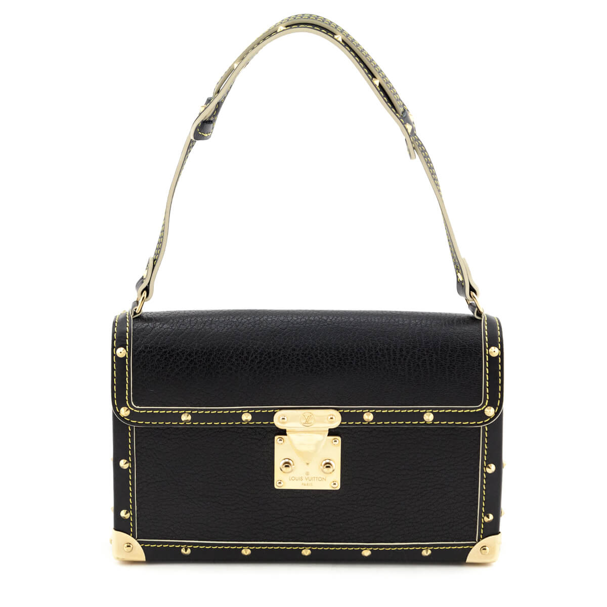 Louis Vuitton Black Suhali L'Aimable Bag