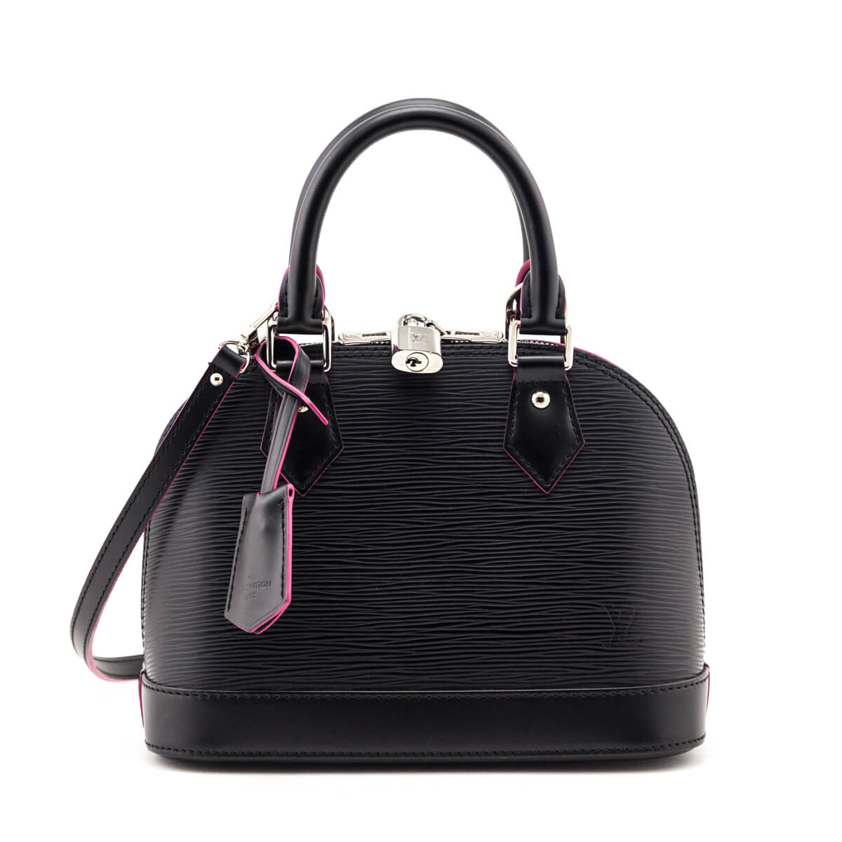 Louis Vuitton Black & Hot Pink Epi Alma BB
