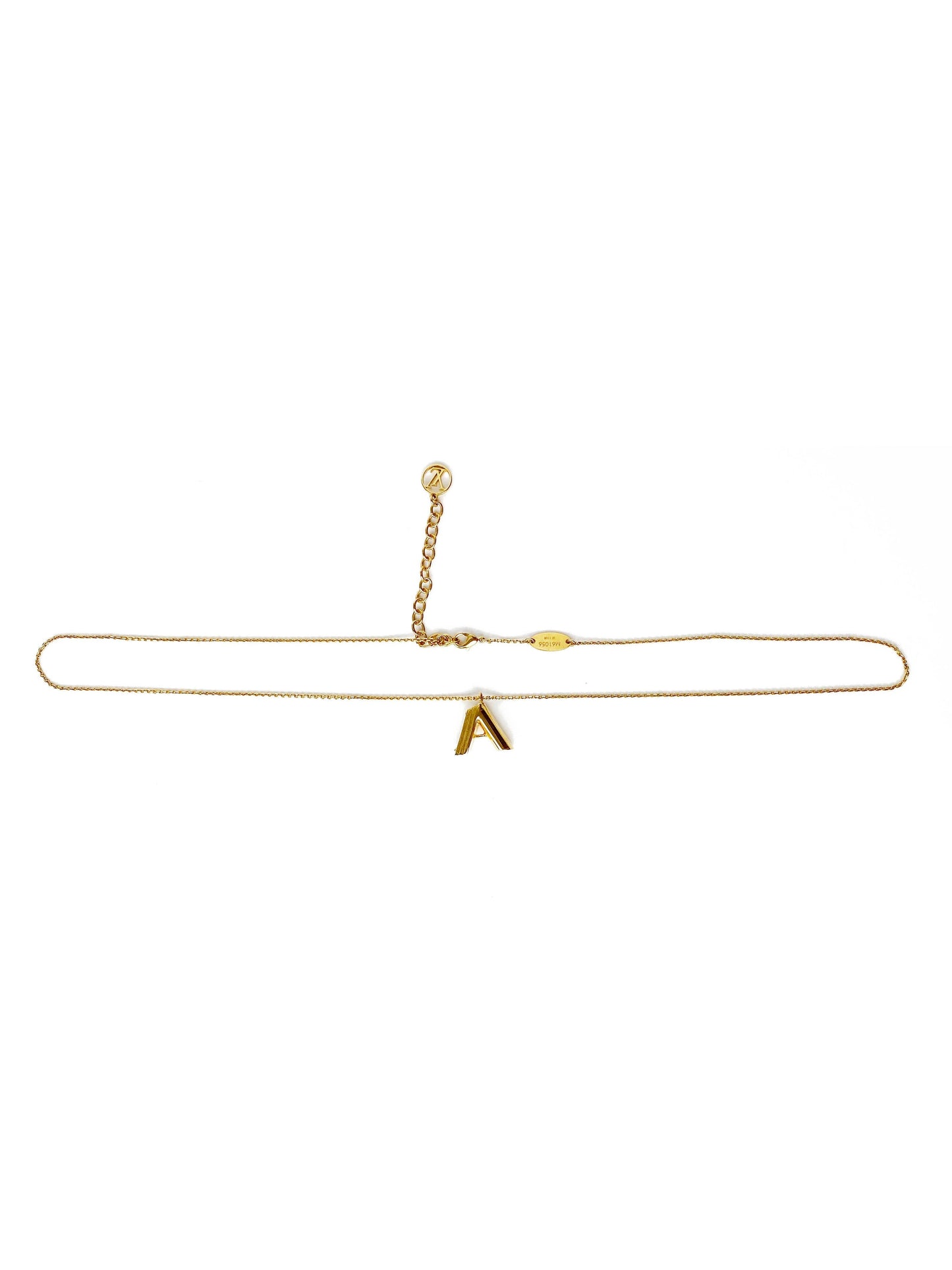 Louis Vuitton "LV & Me" Necklace, Letter A