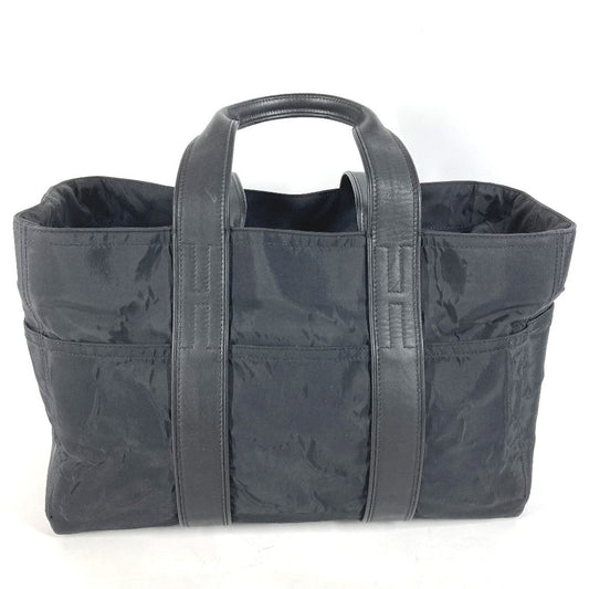 HERMES Tote Bag Nylon black Akapu Luco MM Women Used