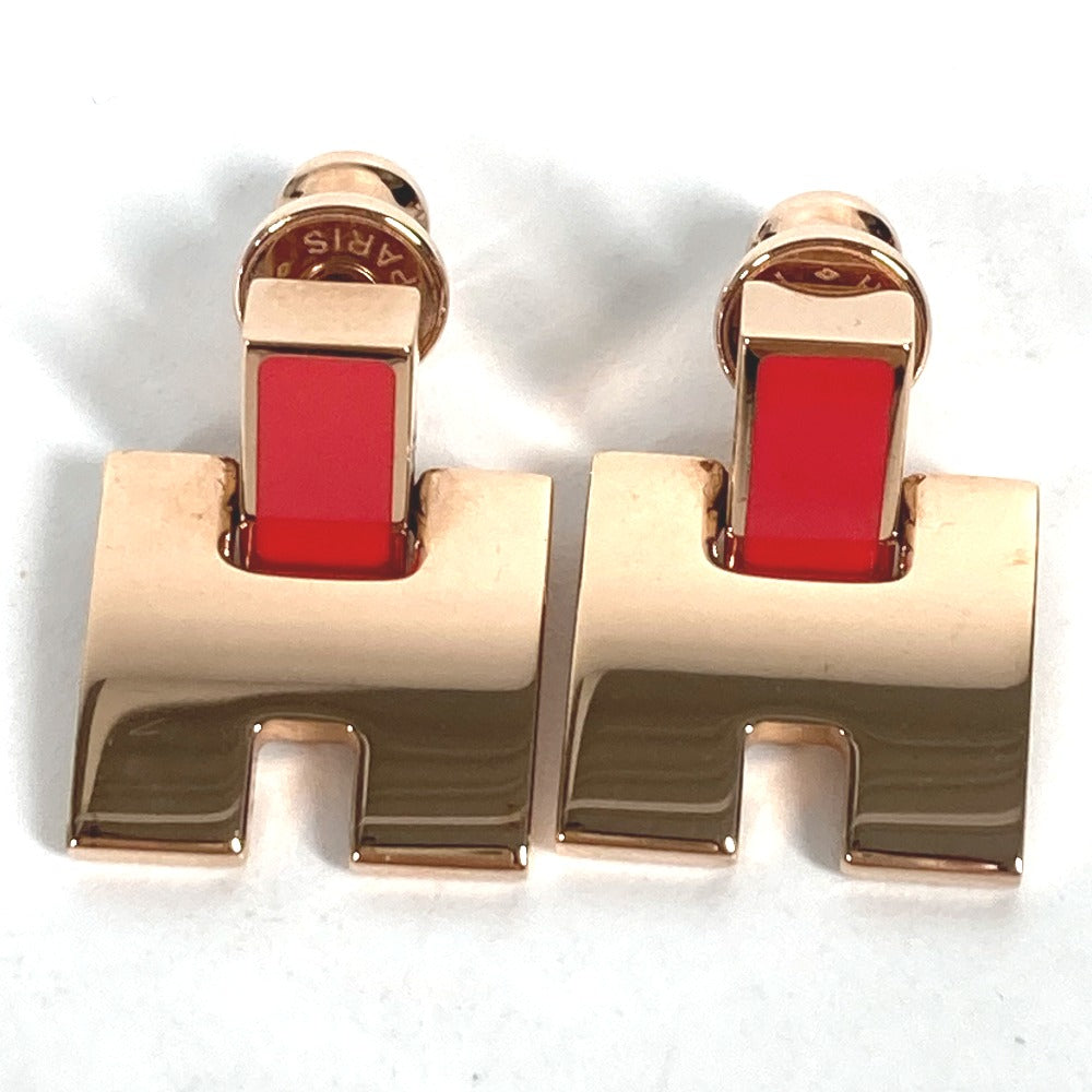HERMES Pierce metal pink Eileen Women Used