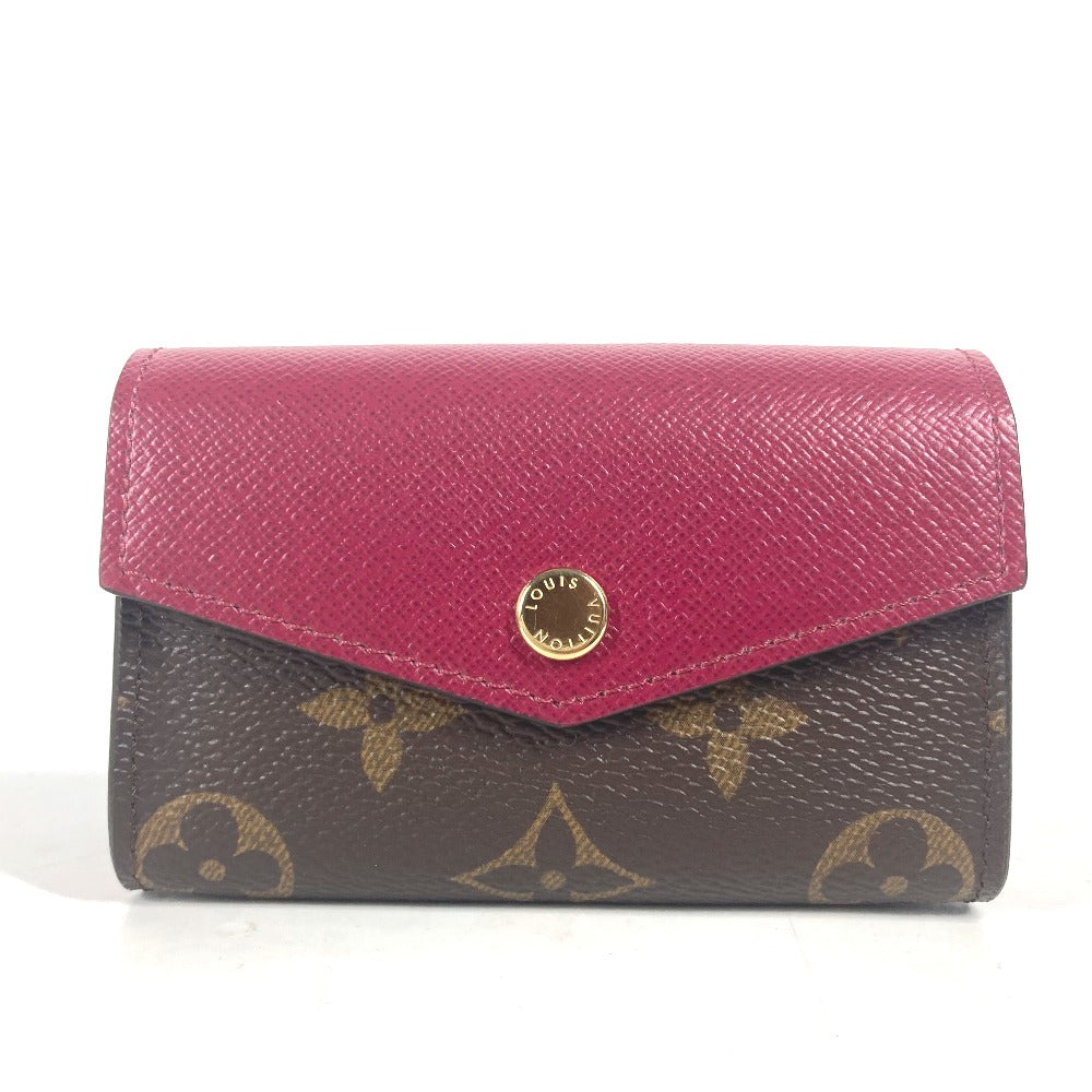 LOUIS VUITTON Card Case M61273 Monogram canvas Red Monogram Multicult Sarah
