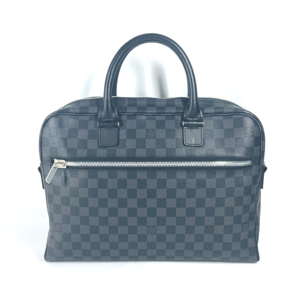 LOUIS VUITTON Business bag N23211 Damier Grafitto Canvas black Damier Grafitte Horizon mens Used