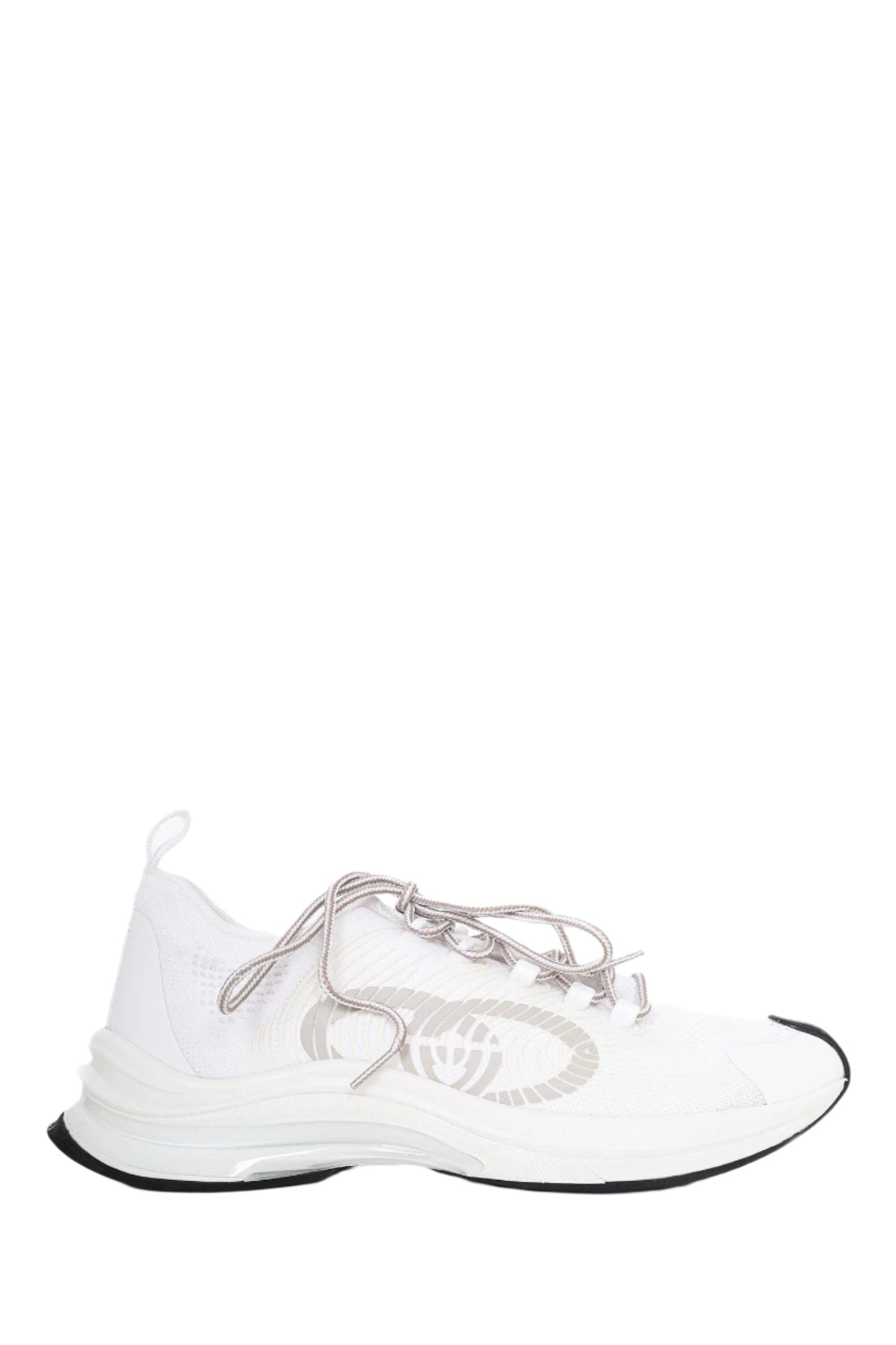 Gucci White Run Low Top Sneaker Size 10 Mens