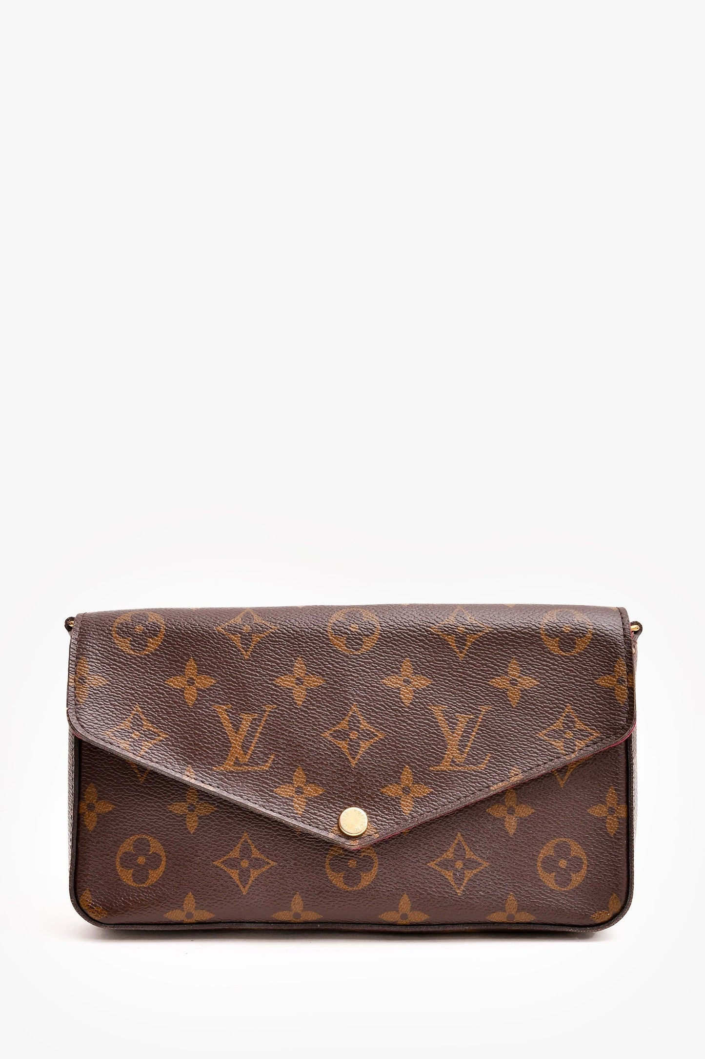 Louis Vuitton 2020 Monogram Felicie Chain Pochette (As Is)