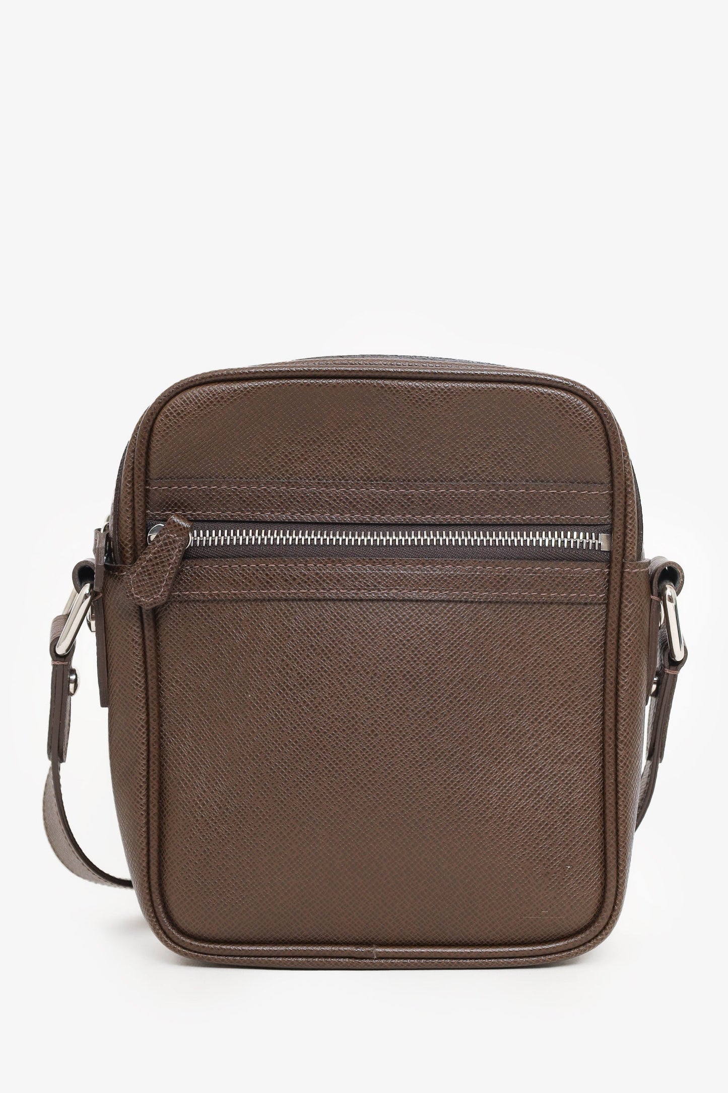 Louis Vuitton 2010 Brown Taiga Leather Dimitri Messenger Bag