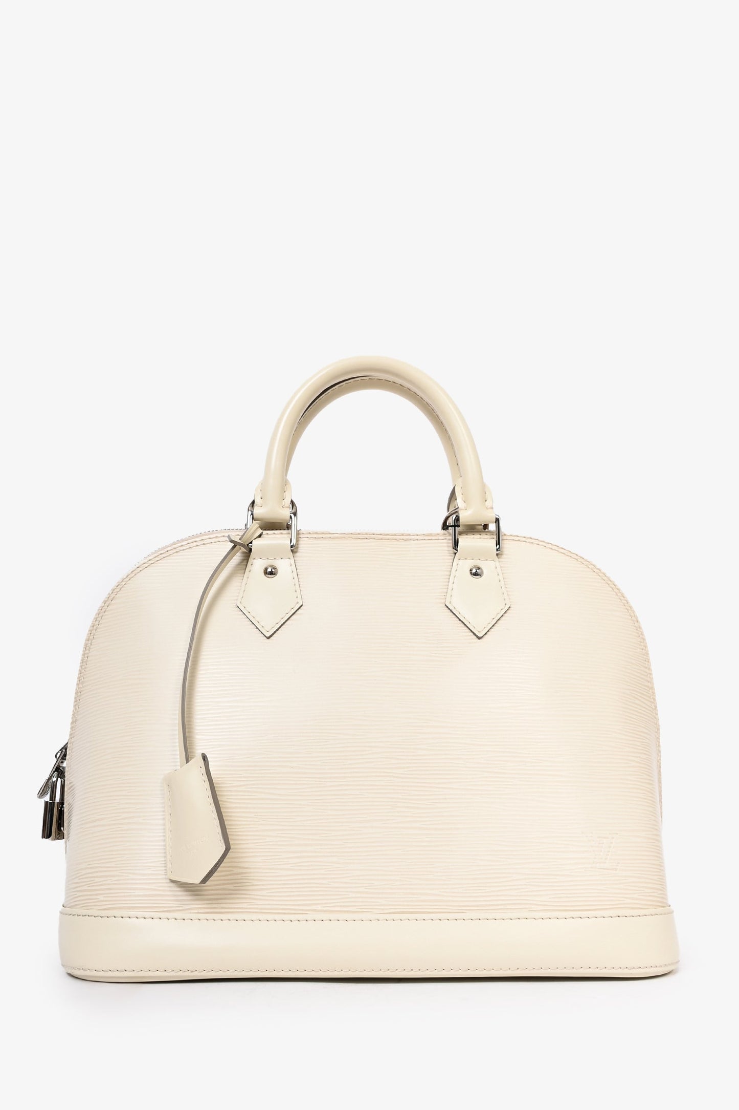 Louis Vuitton 2014 Cream Epi Leather Alma MM Top Handle