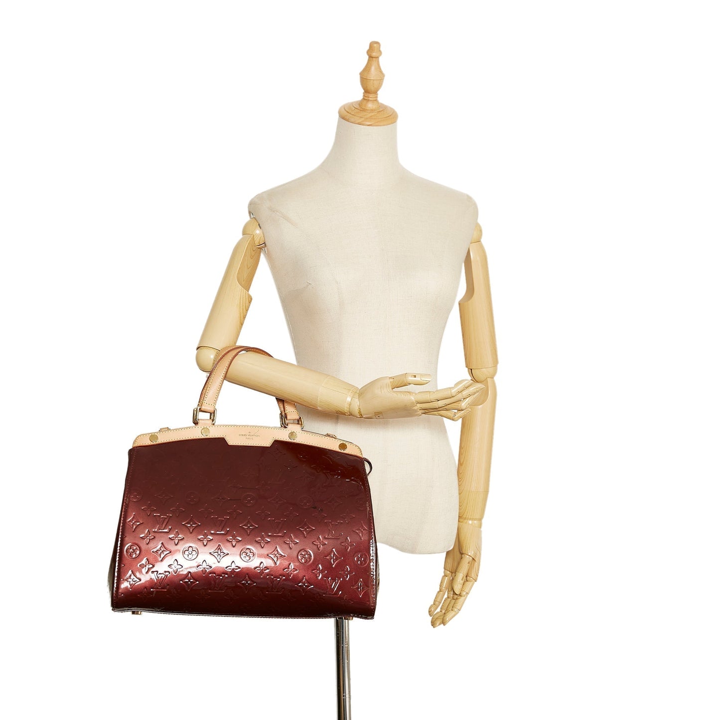 Louis Vuitton Brea GM Red Monogram Vernis