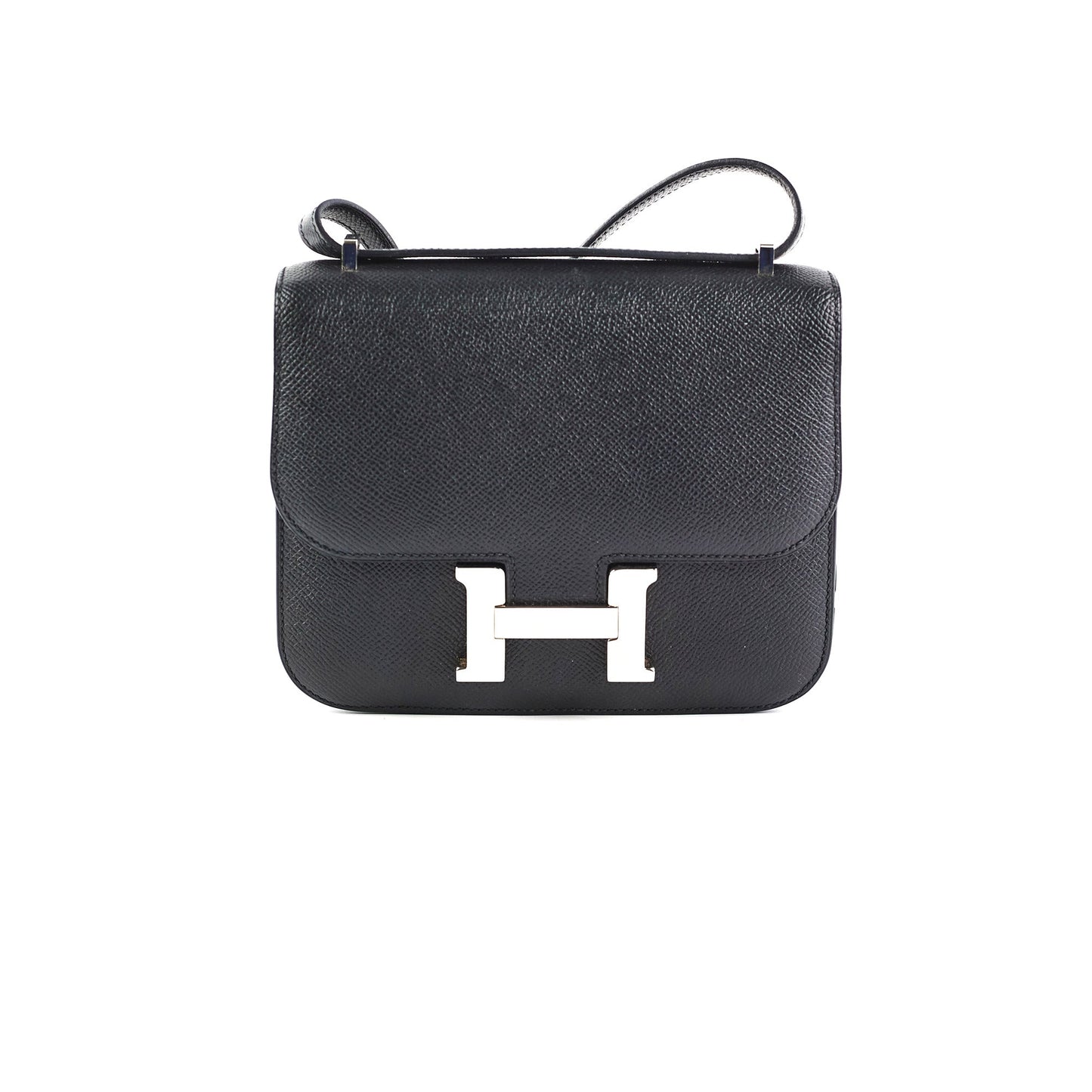 Hermes Constance 18 Epsom Black Stamp T (2015)