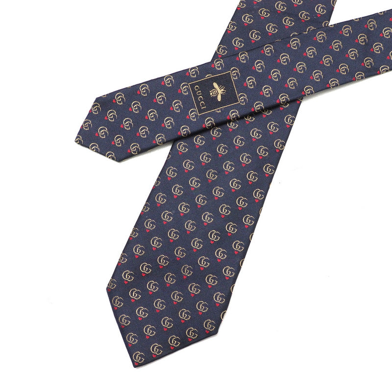GUCCI tie silk Navy