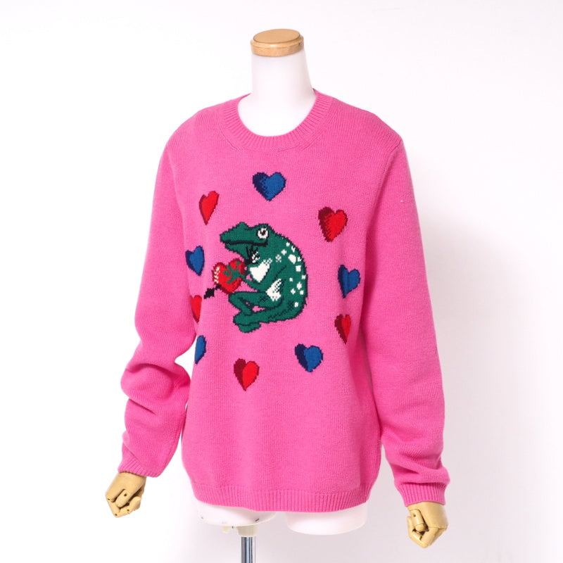 GUCCI sweater 579956 wool pink S