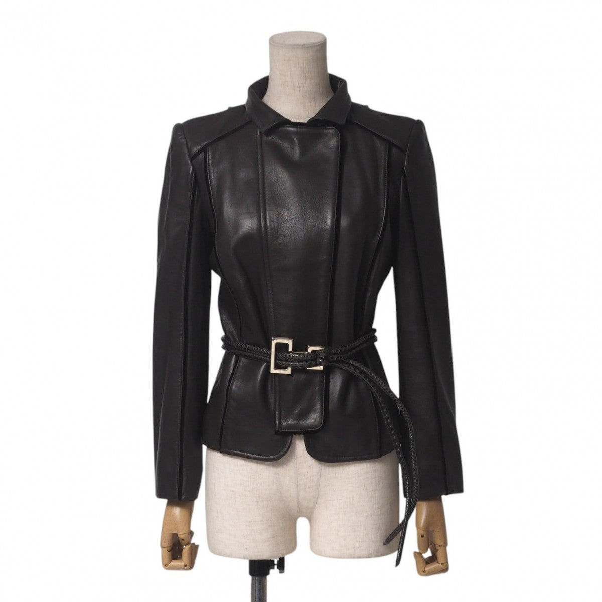 GUCCI Jacket 136350.XM216 Cowhide Brown 38