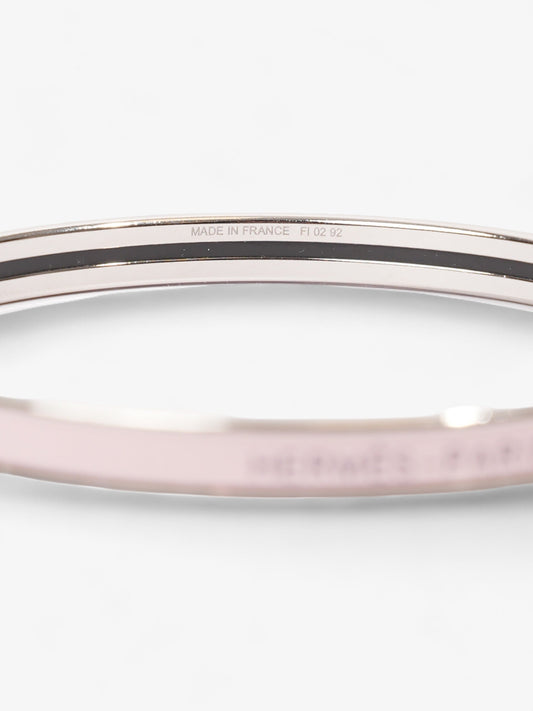 Hermes Uni Bangle Rose Candeur Palladium 65 (Small)