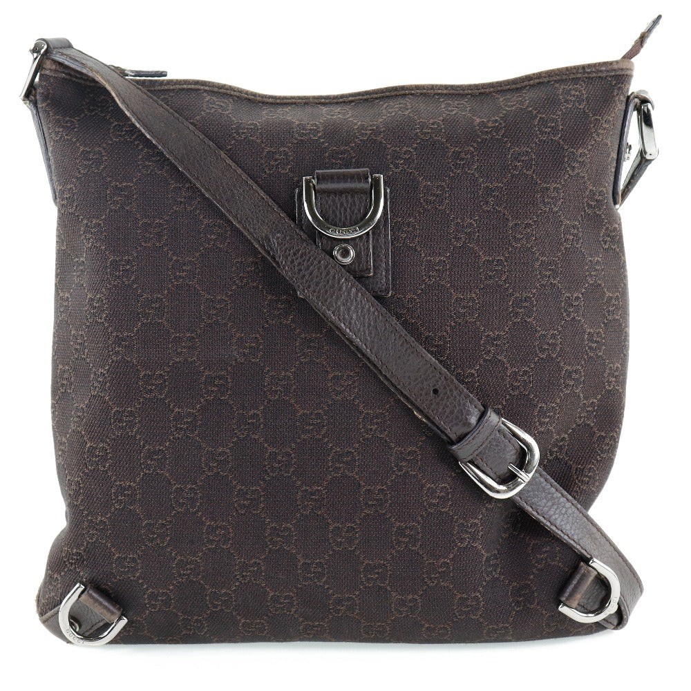 GUCCI Shoulder Bag 268642 GG canvas Brown Abbey Women Used