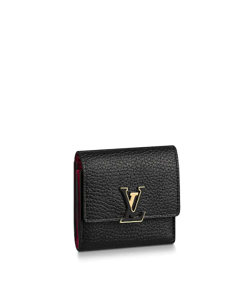 Louis Vuitton Capucines Compact Wallet Noir