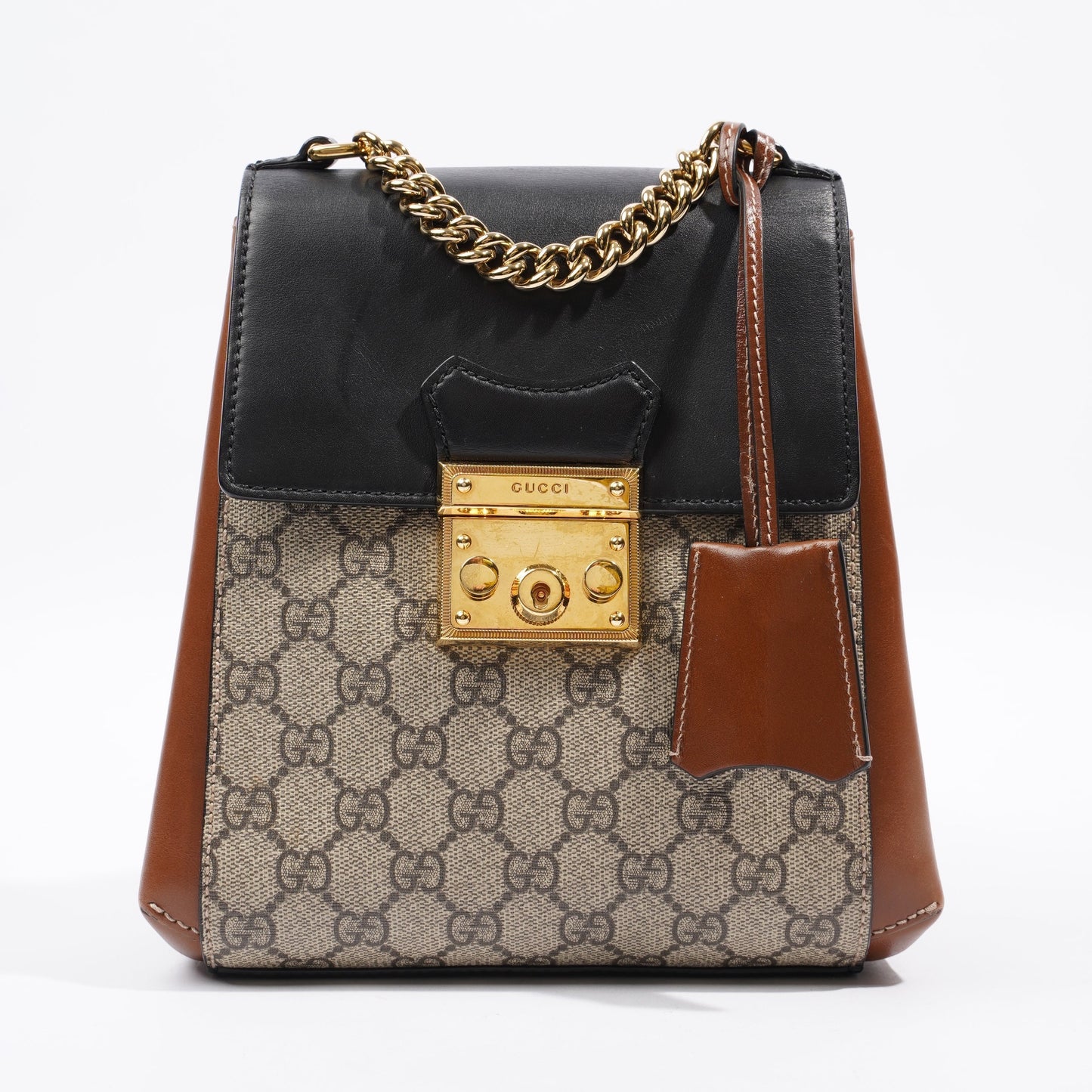 Gucci Padlock Rucksack Supreme / Black Coated Canvas