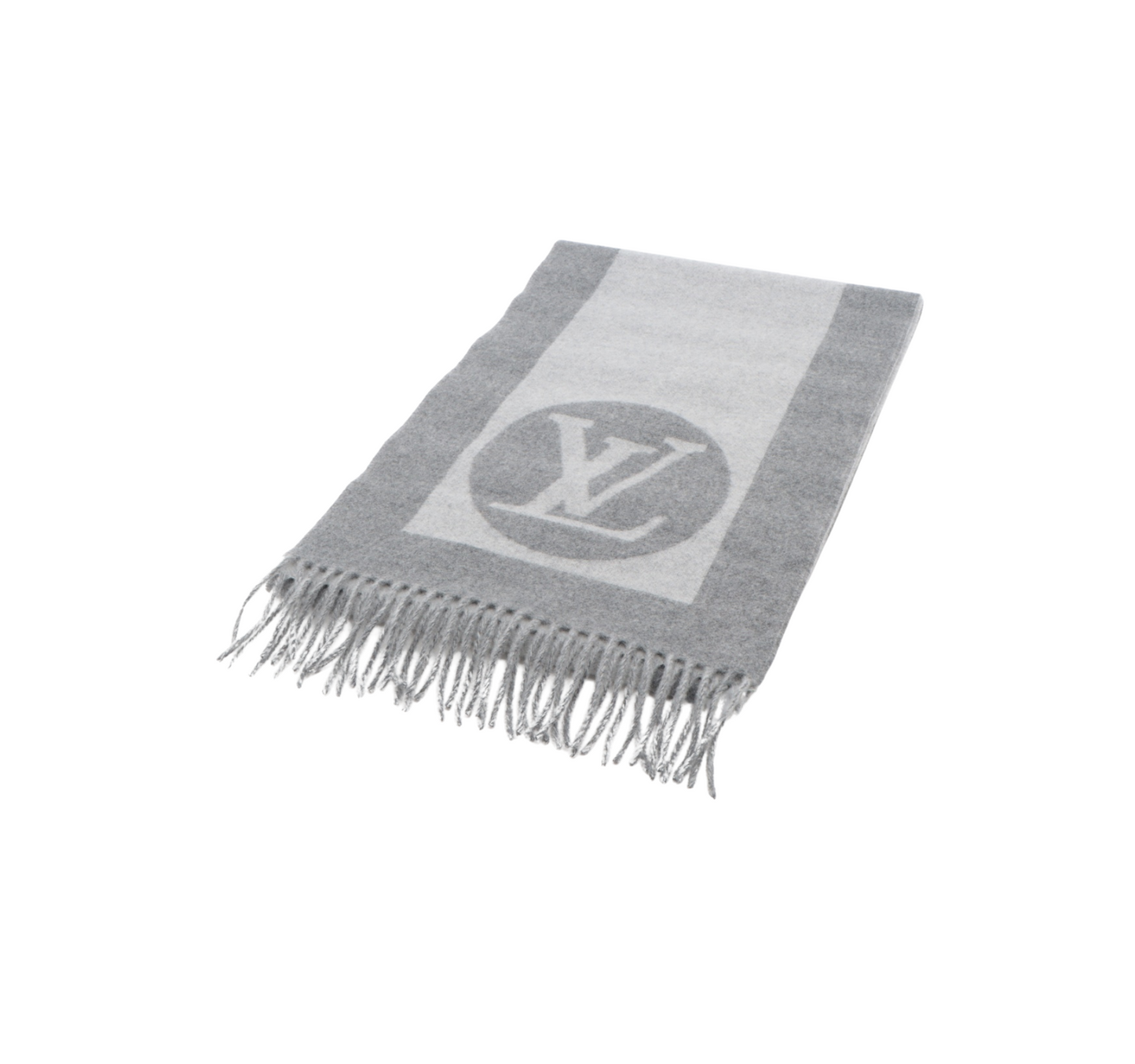 Louis Vuitton Echarpe Cardiff Grey Scarf