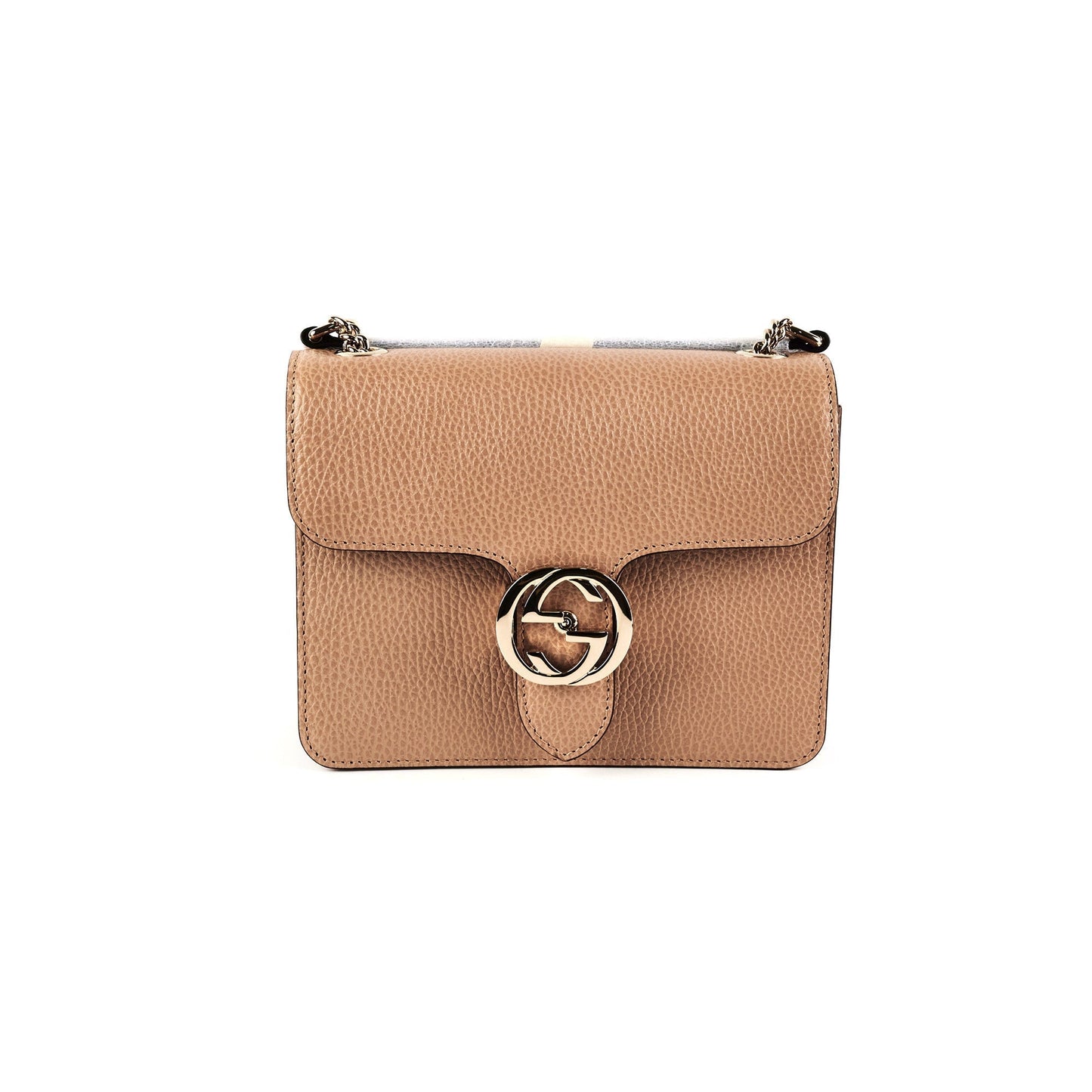 Gucci Beige Interlocking GG Crossbody Bag