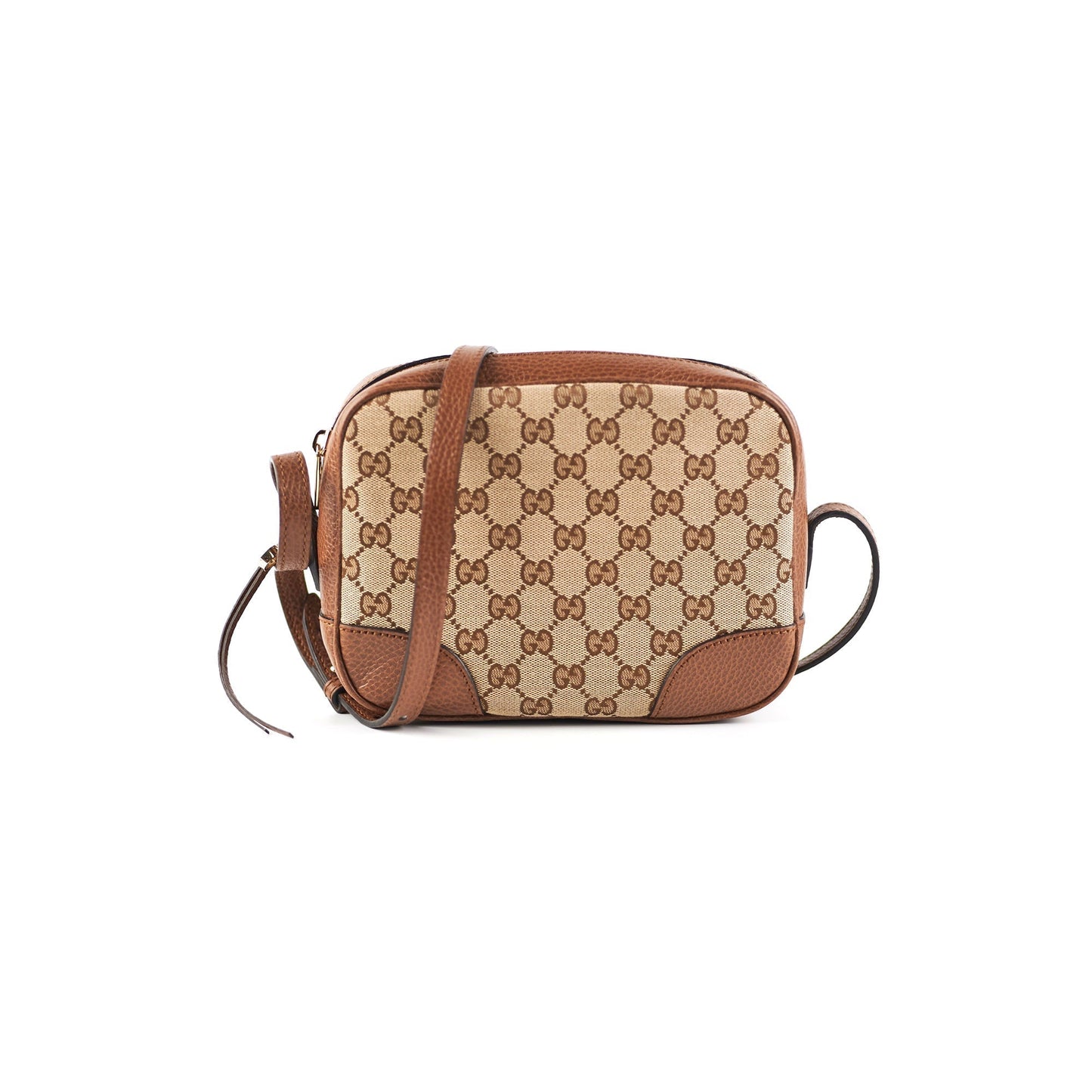 Gucci GG Canvas Bree Mini Camera Bag