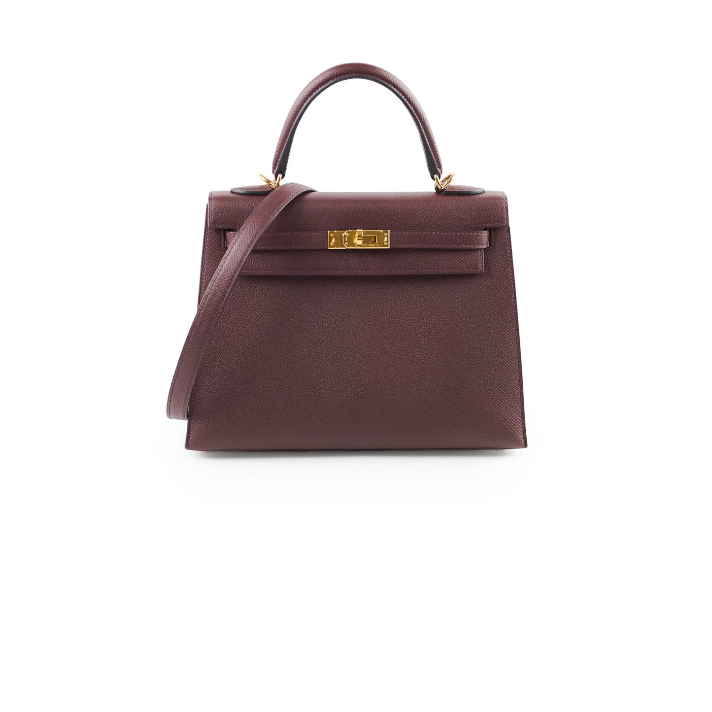 Hermes Kelly 25 Epsom Rouge Z Stamp 2021