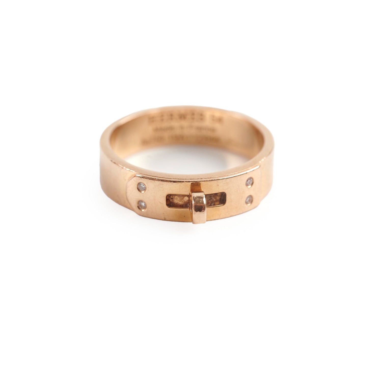Hermes Kelly Ring 18k Small model Rose Gold Size 54