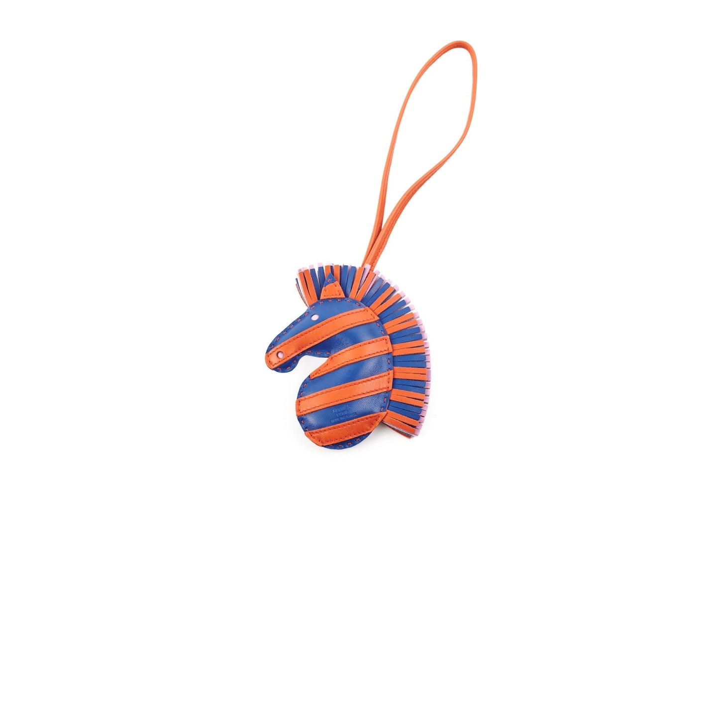 Hermes Horsehead Stripe Bag Charm - Z Stamp