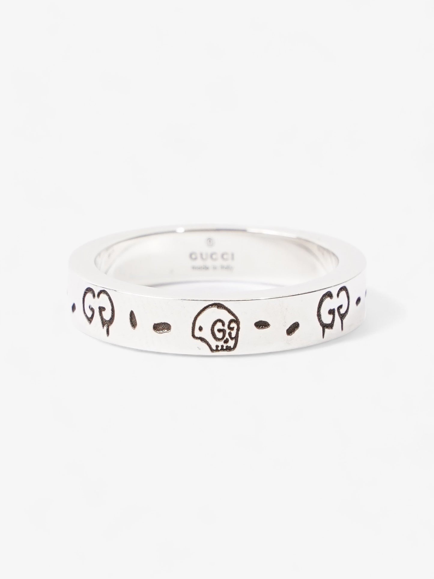 Gucci Ghost Ring Silver Silver Sterling 13 (Circumference - 53mm)