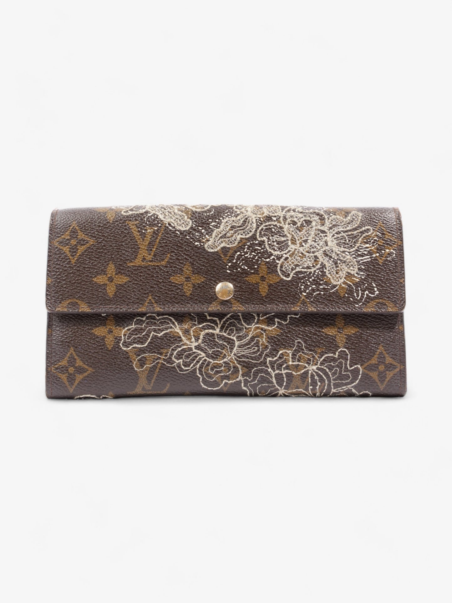 Louis Vuitton Dentelle Sarah Wallet Monogram Coated Canvas