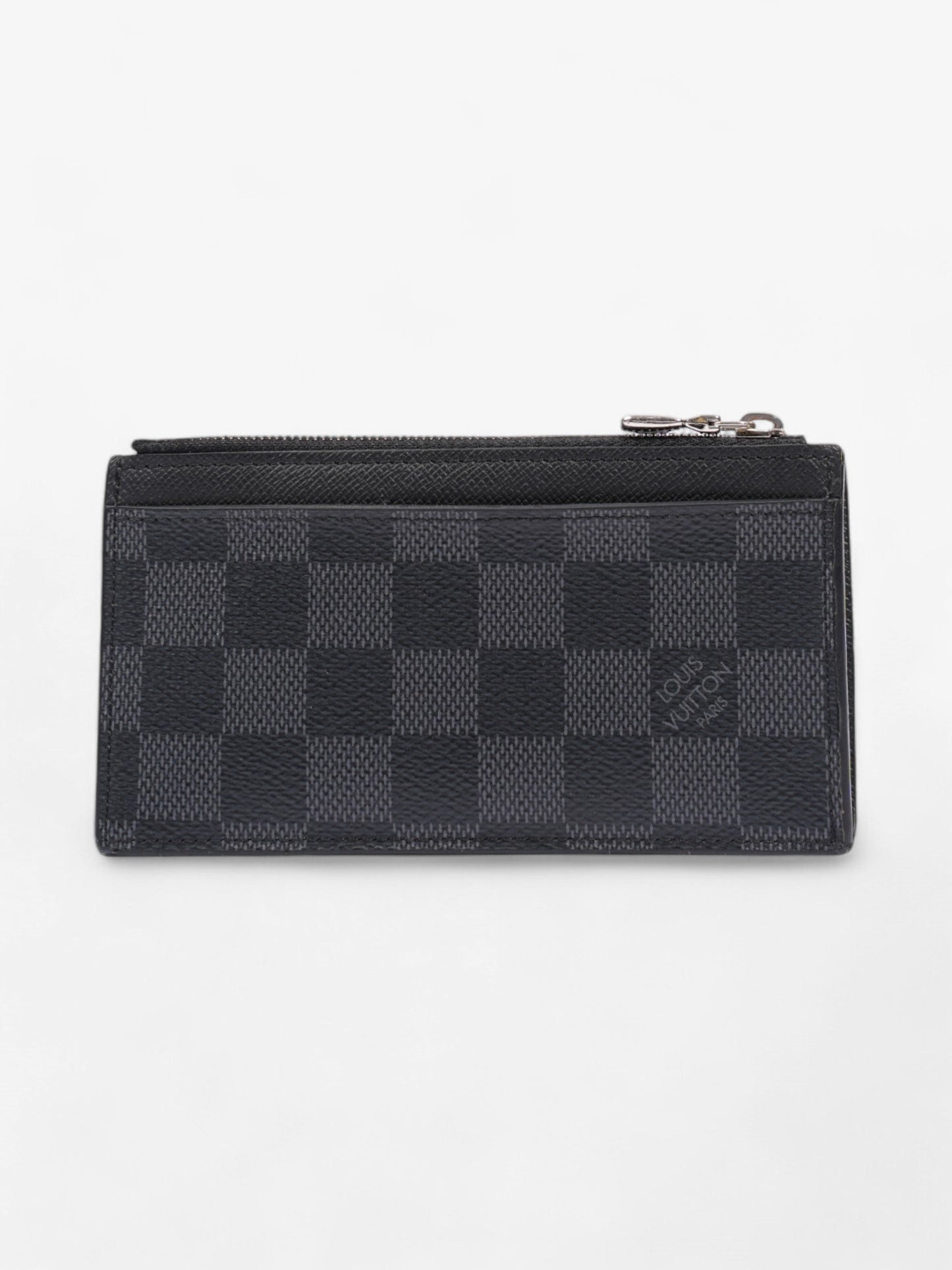 Louis Vuitton Coin Card Holder Damier Graphite Coated Canvas