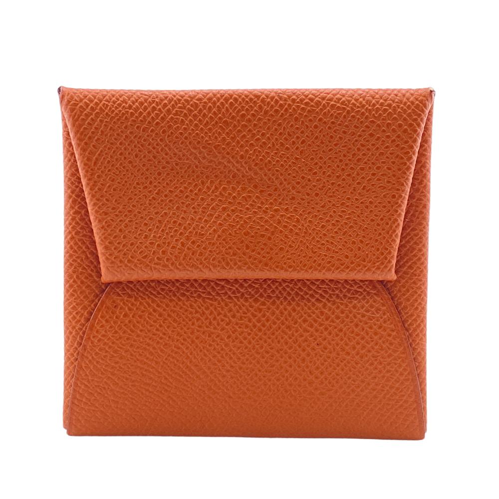 HERMES Coin case Epsom Brown unisex(Unisex) Used
