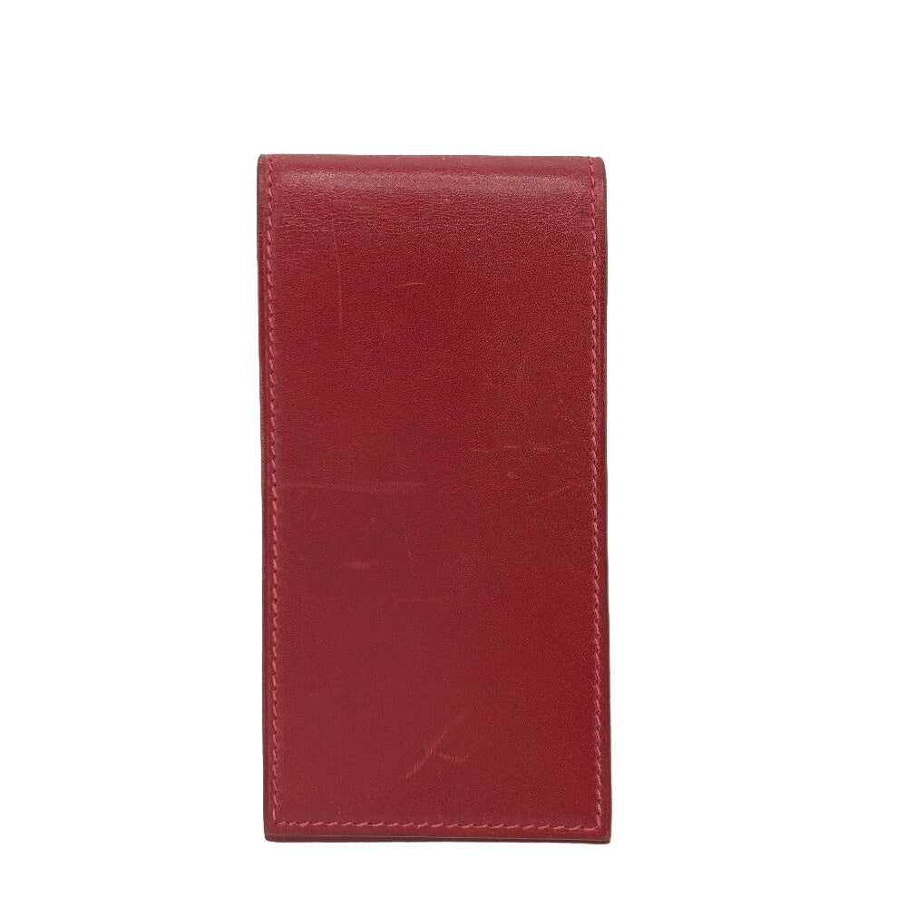 HERMES Other accessories leather Red