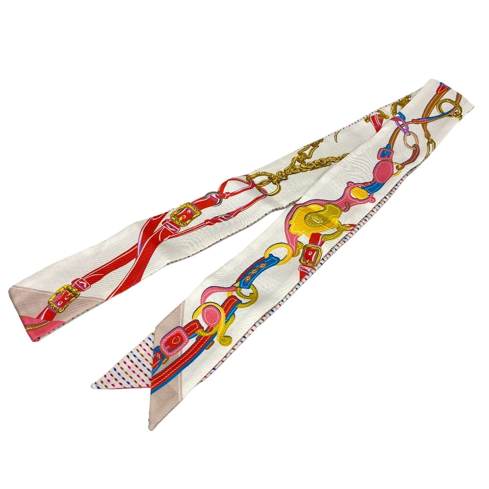 HERMES scarf silk multicolor BRIDES de GALA Ceremony Bridle Twilly