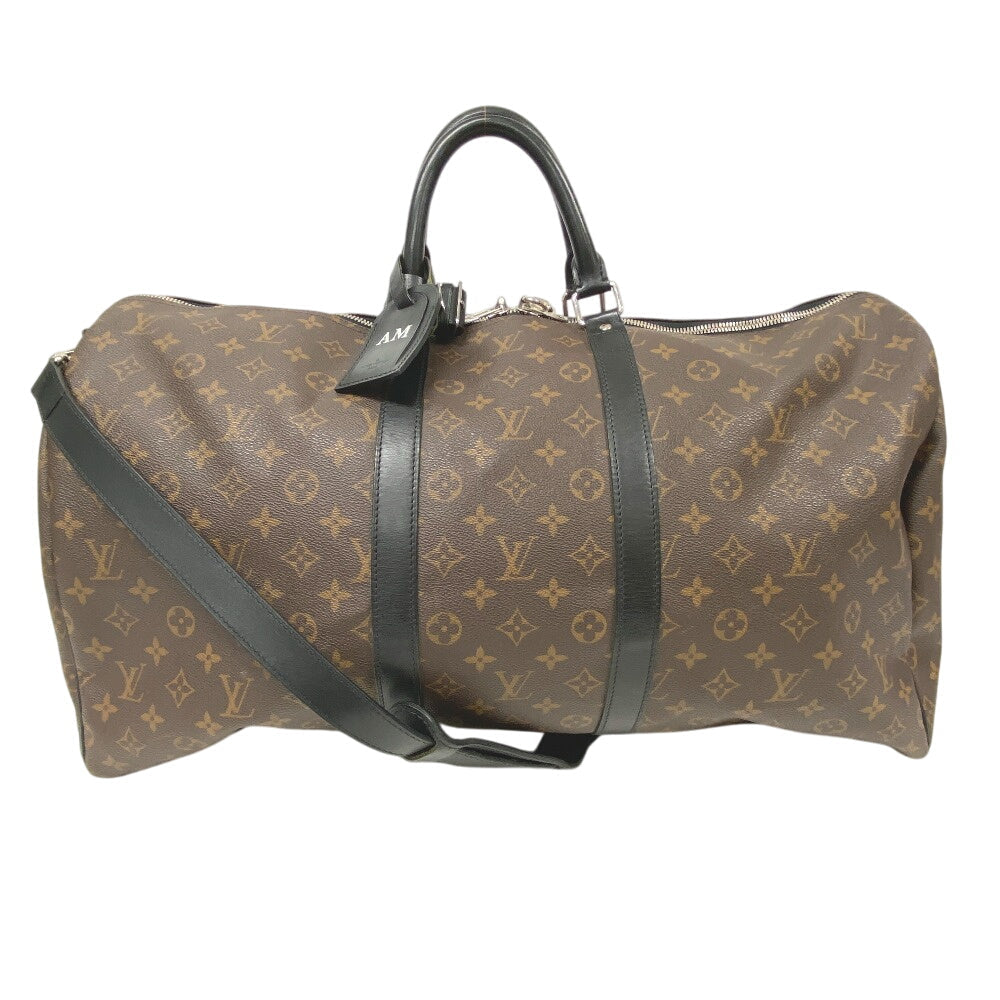 LOUIS VUITTON Boston Duffel bag M56714 Monogram Brown Monogram macacer bandouliere55