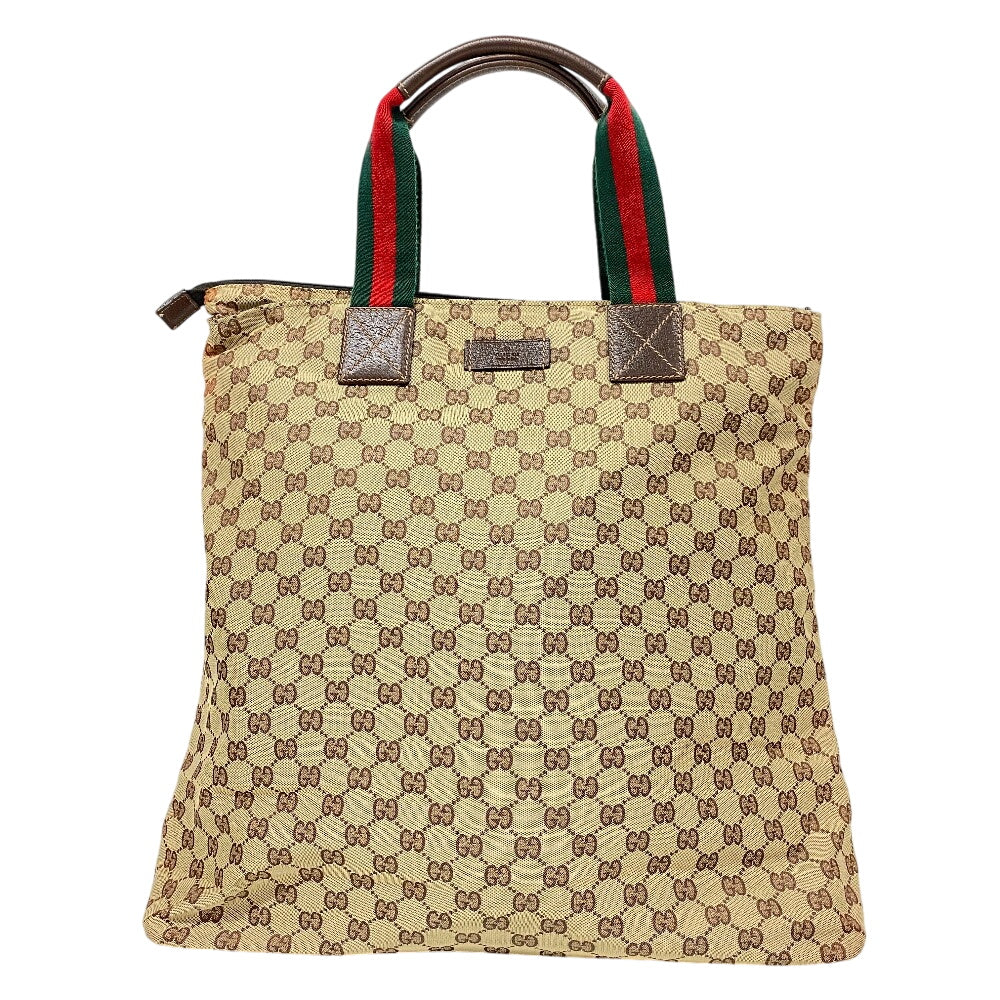 GUCCI Tote Bag 131233 canvas Brown GG canvas