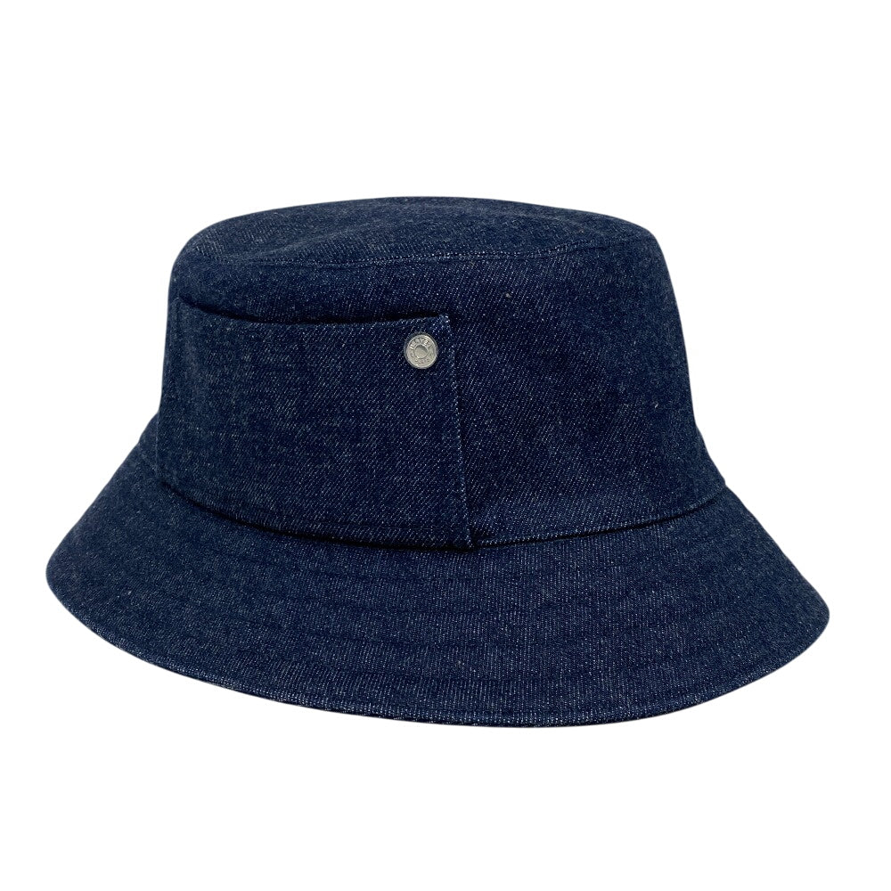 HERMES hat cotton Indigo blue Helen ASTROLOGIE NOUVELLE New Astrology 59