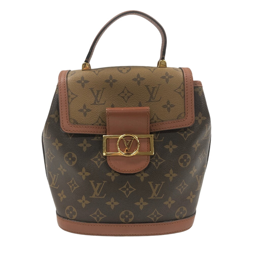LOUIS VUITTON Backpack M45142 Monogram Brown Monogram reverse Dauphines