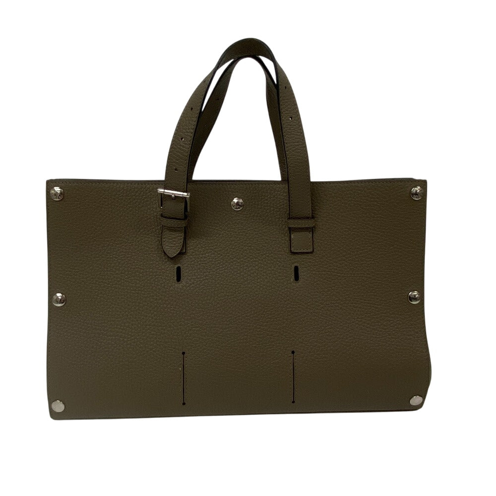 HERMES Handbag Taurillon Clemence, Leather Etope sack velo